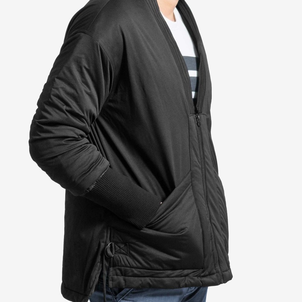 OLGYN Men’s Black Kimono Embroidery Jacket - Picture 3 of 4
